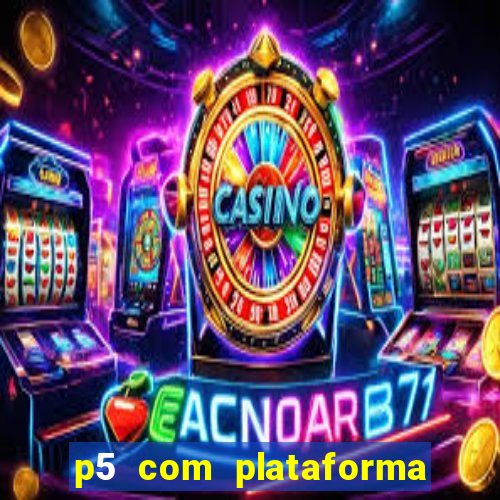 p5 com plataforma de jogos